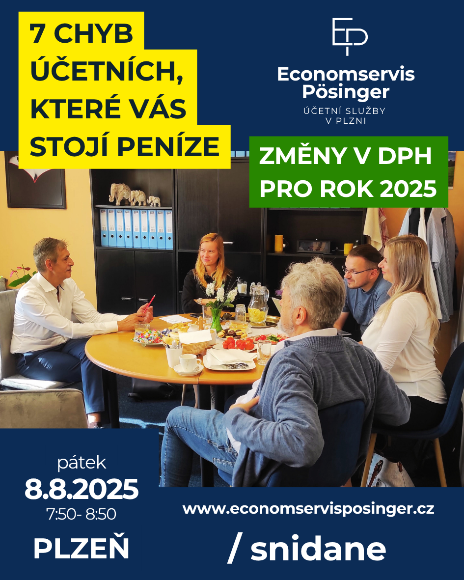 Pozvánka na podnikatelskou snídani Economservis v Plzni